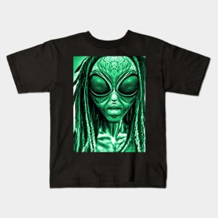 Planet X Aliens Sci-Fi NFT Collection Kids T-Shirt